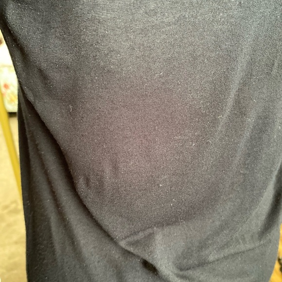 Eileen Fisher Black Long Sleeve Dress Timeless Elegance - Picture 4 of 12